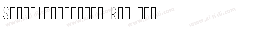 ShineTypewriter Reg字体转换